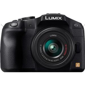 Panasonic Lumix DMC-G6 Micro Four Thirds Digital Camera with G Vario 14-42mm Lens (Black)