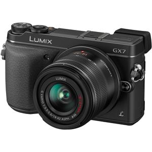 Panasonic Lumix DMC-GX7 Micro Four Thirds Digital Camera with 14-42mm II Lens (Black)