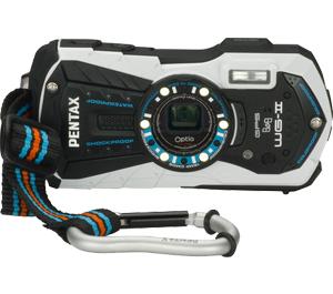 Pentax Optio WG-2 Shock & Waterproof GPS Digital Camera (Gloss White) - Digital Cameras and Accessories - Hip Lens.com