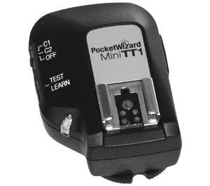 PocketWizard Wireless MiniTT1 Transmitter with Control TL for Nikon DSLR - Digital Cameras and Accessories - Hip Lens.com