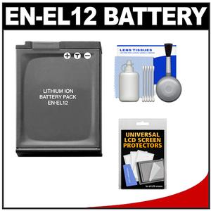 Power2000 ACD-294 Rechargeable Battery for Nikon EN-EL12 with Cleaning Kit - Digital Cameras and Accessories - Hip Lens.com
