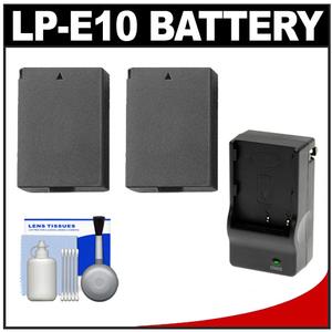 Power2000 ACD-340 Rechargeable Battery for Canon LP-E10 with Charger + Cleaning Kit - Digital Cameras and Accessories - Hip Lens.com