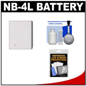 Power2000 ACD-243 Rechargeable Battery for Canon NB-4L with Cleaning Kit - Digital Cameras and Accessories - Hip Lens.com