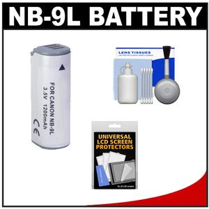 Power2000 ACD-326 Rechargeable Battery for Canon NB-9L with Cleaning Kit - Digital Cameras and Accessories - Hip Lens.com