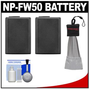Power2000 ACD-772 Rechargeable Battery for Sony NP-FW50 with Spudz + Cleaning Kit - Digital Cameras and Accessories - Hip Lens.com