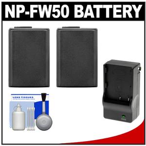 Power2000 ACD-772 Rechargeable Battery for Sony NP-FW50 with Charger + Cleaning Kit - Digital Cameras and Accessories - Hip Lens.com