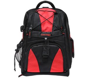 Precision Design Multi-Use Laptop/Tablet Digital SLR Camera Backpack Case (Black/Red) - Digital Cameras and Accessories - Hip Lens.com