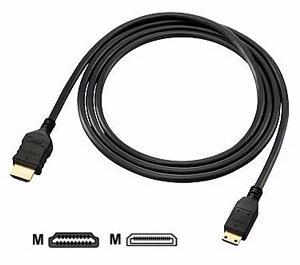 Precision Design HDMI to Mini-HDMI (C) Gold Audio/Video Cable (6') - Digital Cameras and Accessories - Hip Lens.com