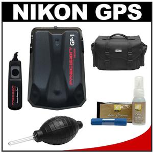 Precision Design GP-1 GPS Geotag Adapter Unit & Shutter Cord for Nikon Digital SLR Cameras + Nikon Case + Cleaning Kit for D7000  D5100  D3200  D3100  D800  D70 - Digital Cameras and Accessories - Hip Lens.com