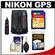 Precision Design GP-1 GPS Geotag Adapter Unit & Shutter Cord for Nikon Digital SLR Cameras w/ 32GB Card + Accessory Kit for D7100, D7000, D5200, D5100, D3200, D3100, D800, D600, D4