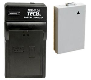 Premium Tech Rechargeable Battery & Charger for Canon BP-110 - Digital Cameras and Accessories - Hip Lens.com