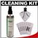 Purosol All Natural Optical Molecular Lens Cleaner (4 Fl. Oz.) with Spudz + 6 Microfiber Cleaning Cloths