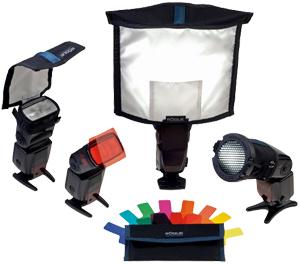 Rogue Portrait Flash Lighting Kit with Softbox  Bounce Diffuser  Reflector  Grid and Gel - Digital Cameras and Accessories - Hip Lens.com