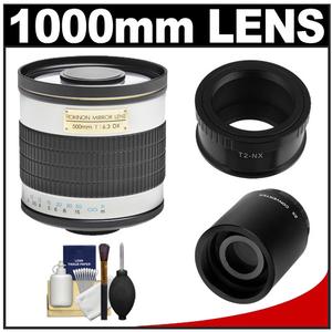 Rokinon 500mm f/6.3 Mirror Lens & 2x Teleconverter with Cleaning Kit for Samsung NX Digital Cameras - Digital Cameras and Accessories - Hip Lens.com