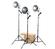 RPS Studio 3 Light Photoflood, Reflector & Stands Studio Kit (RS-4003)