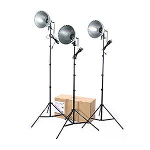 RPS Studio 3 Light Photoflood  Reflector & Stands Studio Kit (RS-4003) - Digital Cameras and Accessories - Hip Lens.com