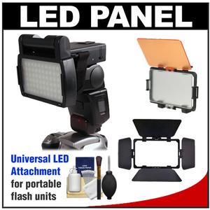 RPS Studio LED Video Light Panel Attachment for Portable Flash with Barn Doors + Diffuser Filter Set + Cleaning Kit - Digital Cameras and Accessories - Hip Lens.com