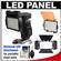 RPS Studio LED Video Light Panel Attachment for Portable Flash with Barn Doors + Diffuser Filter Set + Cleaning Kit