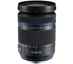 Samsung 18-200mm f/3.5-6.3 NX Movie Pro ED OIS Zoom Lens (Black) - Digital Cameras and Accessories - Hip Lens.com