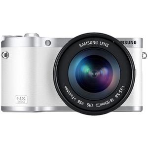 Samsung NX300 Smart Wi-Fi Digital Camera Body & 18-55mm Lens (White)