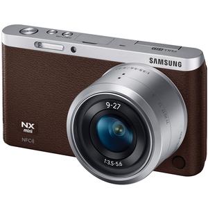 Samsung NX Mini Smart Wi-Fi Digital Camera with 9-27mm Lens & Flash (Brown)