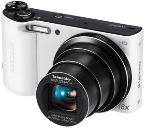 Samsung WB150F Smart Wi-Fi Digital Camera (White) - Digital Cameras and Accessories - Hip Lens.com