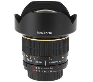 Samyang 14mm f/2.8 Manual Focus Aspherical Wide Angle Lens (for Canon EOS Cameras) - Digital Cameras and Accessories - Hip Lens.com