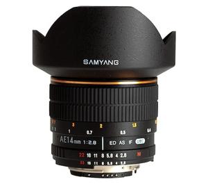 Samyang 14mm f/2.8 Manual Focus Aspherical Automatic Wide Angle Lens (for Nikon Cameras) - Digital Cameras and Accessories - Hip Lens.com
