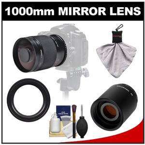Samyang 500mm f/8.0 Mirror Lens & 2x Teleconverter with Cleaning Kit for Canon EOS Digital SLR Cameras - Digital Cameras and Accessories - Hip Lens.com