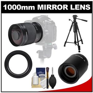 Samyang 500mm f/8.0 Mirror Lens & 2x Teleconverter with 57" Tripod + Accessory Kit for Canon EOS Digital SLR Cameras - Digital Cameras and Accessories - Hip Lens.com