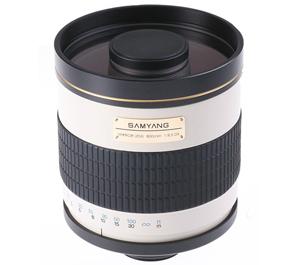 Samyang 800mm f/8.0 Mirror Lens (White) (T Mount) - Digital Cameras and Accessories - Hip Lens.com