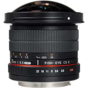 Samyang 8mm f/3.5 HD Fisheye Lens with Removable Hood for Canon Samyang 8mm f/3.5 HD Fisheye Lens with Removable Hood for Canon