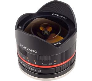 Samyang 8mm f/2.8 UMC Fisheye Manual Focus Lens (for Sony NEX Cameras) - Digital Cameras and Accessories - Hip Lens.com