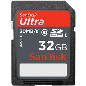 SanDisk Ultra 32GB SDHC UHS-I Class 10 Memory Card
