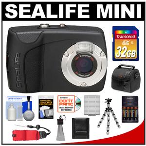SeaLife Mini II Underwater Shockproof & Waterproof Digital Camera with 32GB Card + Case + Batteries & Charger + Tripod + Accessory Kit - Digital Cameras and Accessories - Hip Lens.com