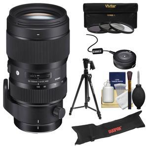 The Sigma 50-100mm f/1.8 DC HSM Art is a premium mid-telephoto zoom lens designed for APS-C sized sensors. It features an f/1.8 aperture all the way through its focal length  and factoring in the APS-C increase  the lens covers a highly useful range of 75-150mm. An enhanced and slimmer Hyper Sonic Motor (HSM) provides fast and accurate autofocus  while 3 Premium FLD and 1 SLD Elements produce incredible image sharpness. Inner focusing ensures stability while focusing without changing the lens physical length.