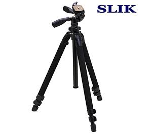 Slik 400 DX Pro Series Black Tripod 3Way Pan/Tilt Head & Quick Release - Digital Cameras and Accessories - Hip Lens.com