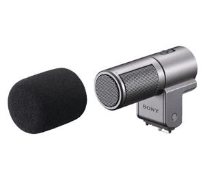 Sony Alpha ECM-SST1 Stereo Microphone for NEX-3  NEX-C3  NEX-5 & NEX-5N Cameras (Silver) with Smart Accessory Terminal - Digital Cameras and Accessories - Hip Lens.com