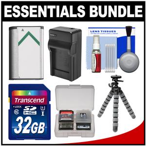 Essentials Bundle for Sony Cyber-Shot DSC-H400 & DSC-HX400V Digital Camera with 32GB Card + NP-BX1 Battery & Charger + Flex Tripod + Kit