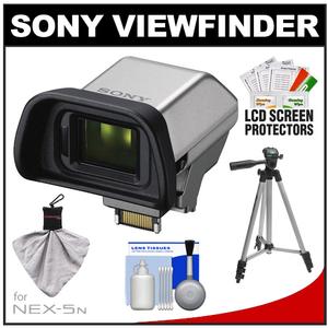 Sony FDA-EV1S Electronic Viewfinder for NEX-F3 & NEX-5N Digital Camera with Tripod + Cleaning & Accessory Kit - Digital Cameras and Accessories - Hip Lens.com
