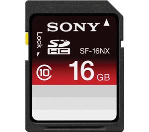 Sony 16GB SecureDigital (SDHC) Class 10 Memory Card - Digital Cameras and Accessories - Hip Lens.com