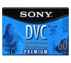 Sony MiniDV DVC Digital Video Cassette Tape 60min for HDV/DV - Digital Cameras and Accessories - Hip Lens.com