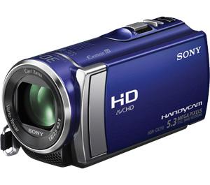 Sony Handycam HDR-CX210 8GB 1080p HD Video Camera Camcorder (Blue) - Digital Cameras and Accessories - Hip Lens.com