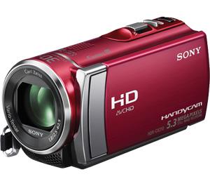 Sony Handycam HDR-CX210 8GB 1080p HD Video Camera Camcorder (Red) - Digital Cameras and Accessories - Hip Lens.com