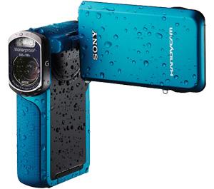 Sony Handycam HDR-GW77V Shock & Waterproof GPS HD Video Camera Camcorder (Blue) - Digital Cameras and Accessories - Hip Lens.com