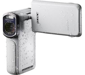 Sony Handycam HDR-GW77V Shock & Waterproof GPS HD Video Camera Camcorder (White) - Digital Cameras and Accessories - Hip Lens.com