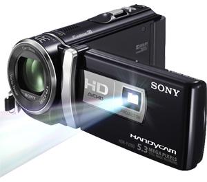 Sony Handycam HDR-PJ200 1080p HD Video Camera Camcorder with Projector (Black) - Digital Cameras and Accessories - Hip Lens.com