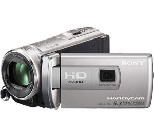 Sony Handycam HDR-PJ200 1080p HD Video Camera Camcorder with Projector (Silver) - Digital Cameras and Accessories - Hip Lens.com