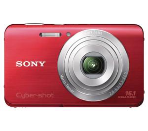 Sony Cyber-Shot DSC-W650 Digital Camera (Red) - Digital Cameras and Accessories - Hip Lens.com