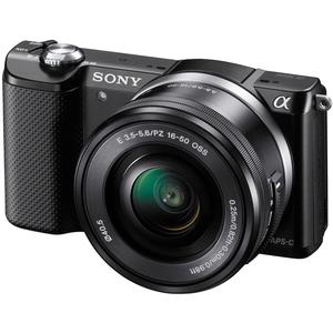 Sony Alpha A5000 Wi-Fi Digital Camera & 16-50mm Lens (Black)